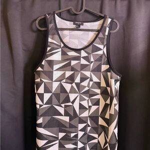 Forever 21 Monochrome Mesh Tank
